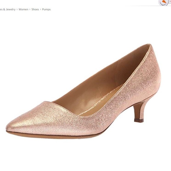 wide width rose gold shoes